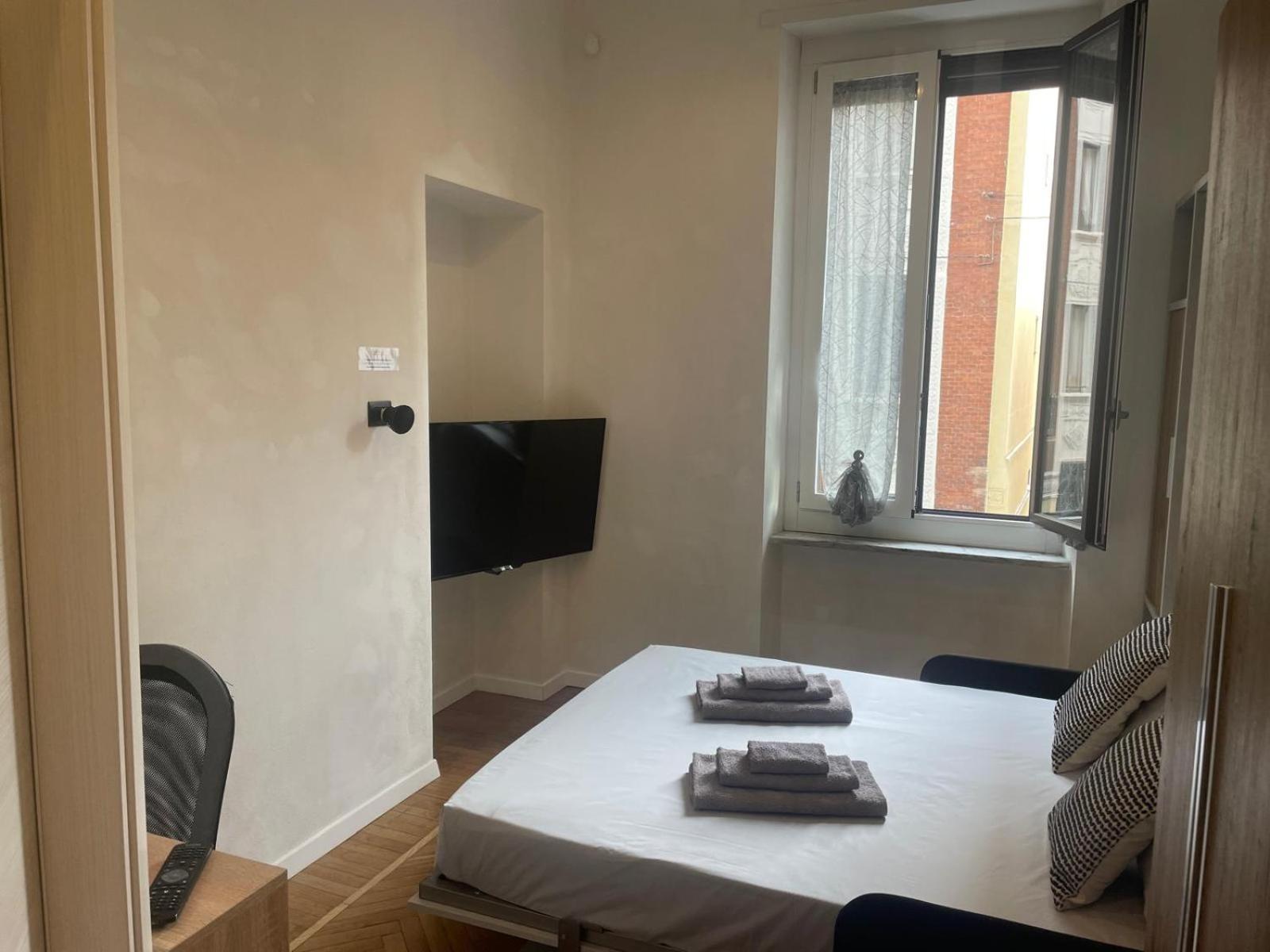 Drooms 4,0 Domotic Smart Self 24h,7 Vicino Treni Porta Susa E Centro Storico